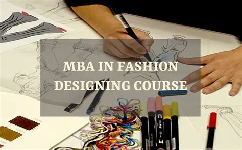 mba in fashion designing